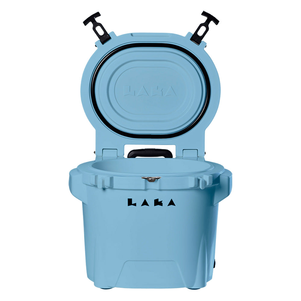 LAKA Coolers 30 Qt Cooler w/Telescoping Handle  Wheels - Blue [1080]