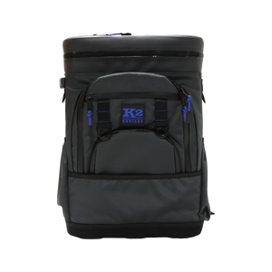K2 Coolers Backpack Cooler Dark Grey Front View | North Star Fox